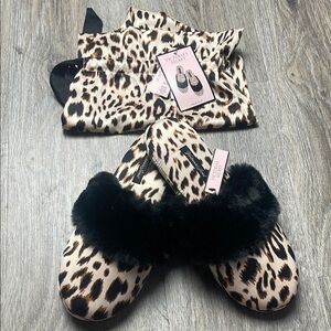 Victoria's Secret Leopard Print Slippers
